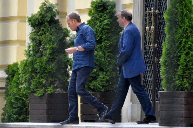 Donald Tusk i Grzegorz Schetyna