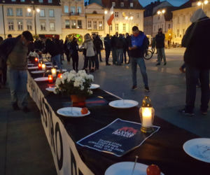 Protest branży gastronomicznej w Bydgoszczy