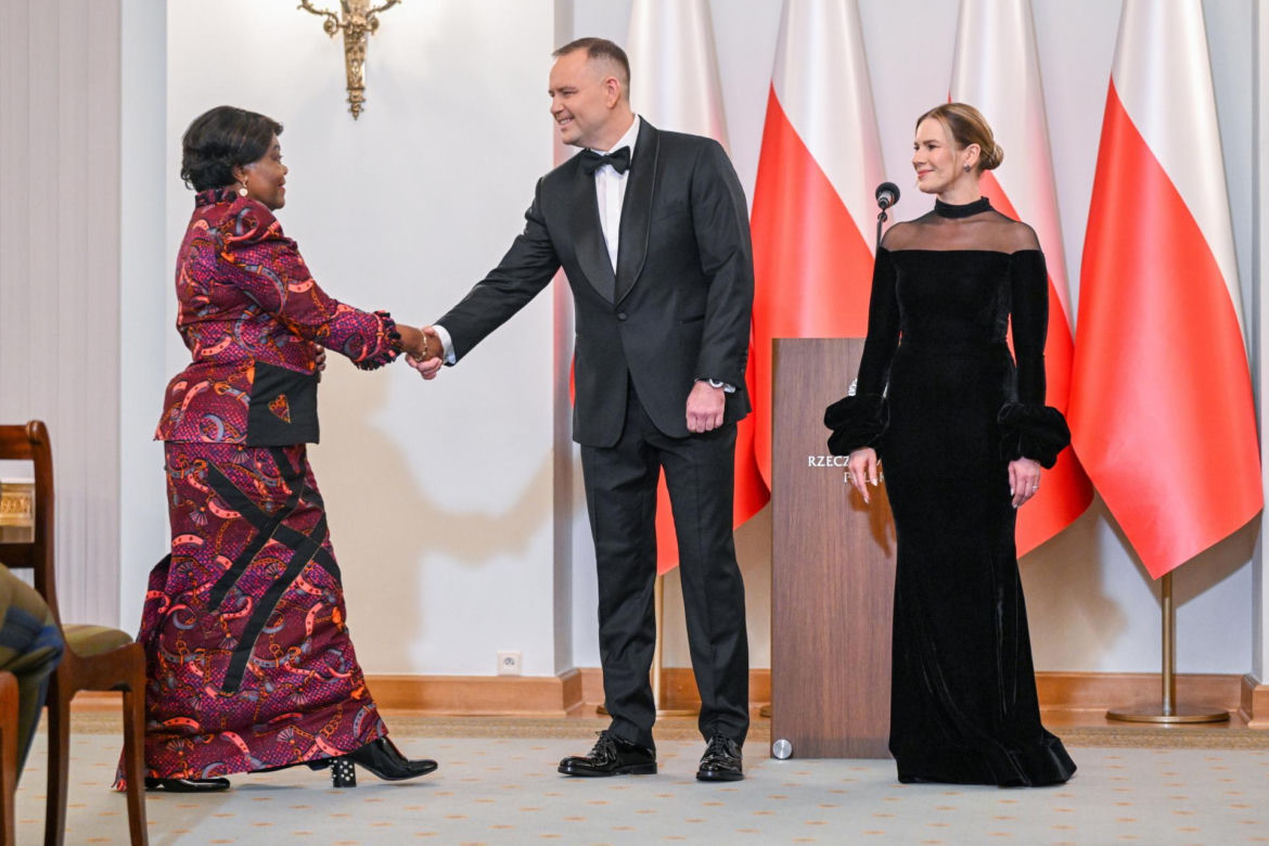 Nawroccy zadali szyku na spotkaniu z Korpusem Dyplomatycznym
