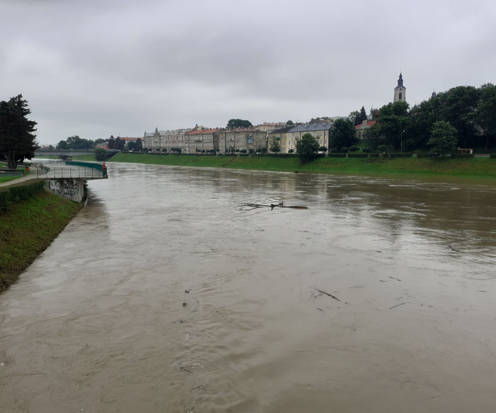 Podwyższony stan wody na Sanie