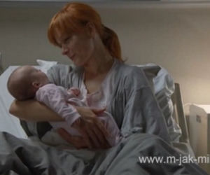 M jak miłość odc. 1202. Agnieszka (Magdalena Walach), Helenka (Krystian Drescher)