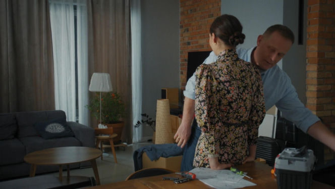 M jak miłość odc. 1920. Artur Rogowski (Robert Moskwa), Joanna (Dominika Sakowicz)