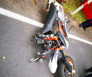 Łódzkie: Tragiczny wypadek w Teofilowie. Nie żyje 33-letni motocyklista
