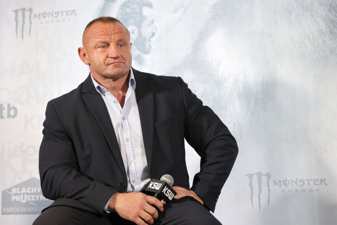 Mariusz Pudzianowski, gdy ważył 150 kilogramów