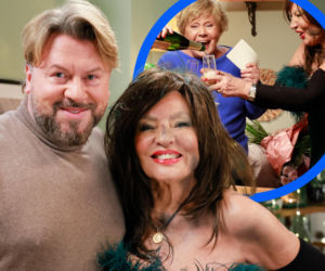 Perepeczko pozuje z gwiazdami M jak miłość. Wróciła na plan po 20 latach!