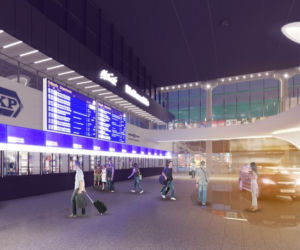 Wizualizacja Dworca Centralnego po Modernizacji. Projekt przygotowała pracownia SUD Architekt Polska