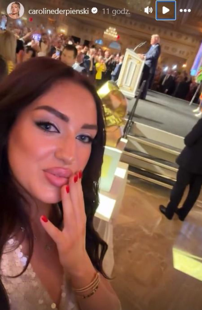Caroline Derpieński i spotkanie z Trumpem