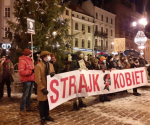 Protest na ulicach Torunia 28 stycznia