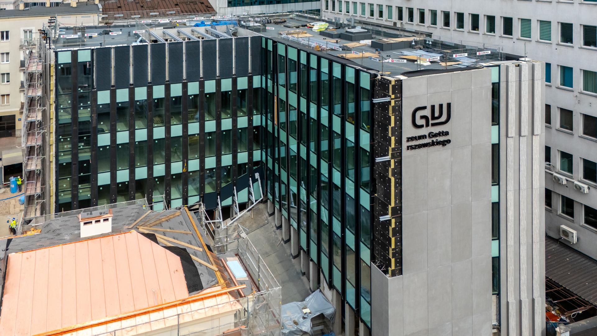 Budowa Muzeum Getta Warszawskiego - kwiecień 2026