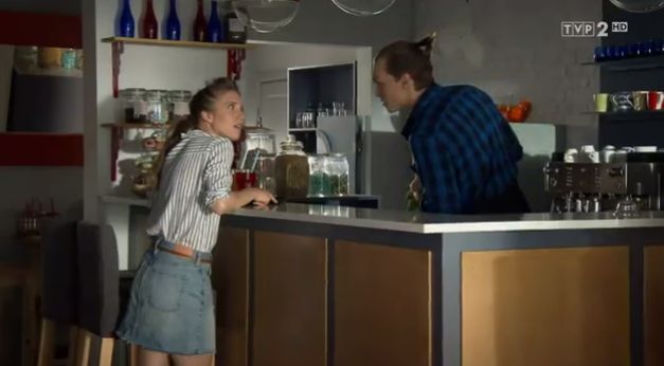 M jak miłość, odcinek 1325, Agnieszka (Ina Sobala), Radek (Tomasz Włosok)