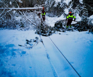 Atak zimy w Elblągu