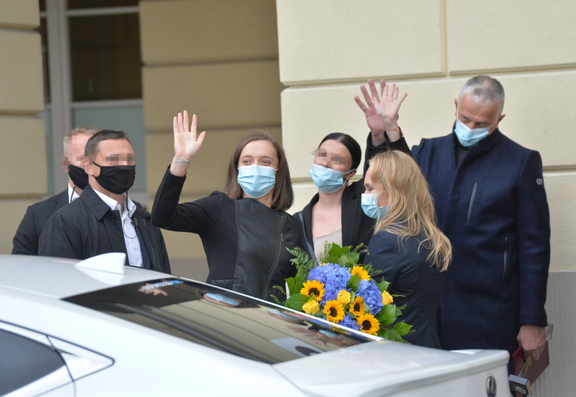 Iga Świątek do prezydenta pojechała Lexusem ES