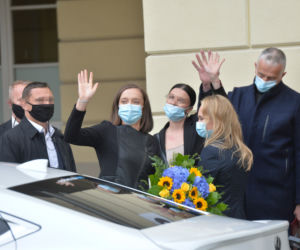 Iga Świątek do prezydenta pojechała Lexusem ES