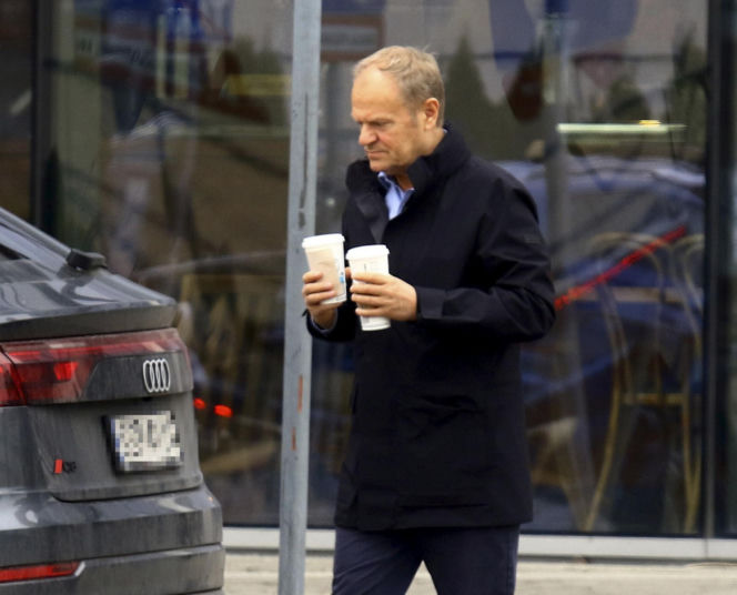 Rodzinna kawka Tuska