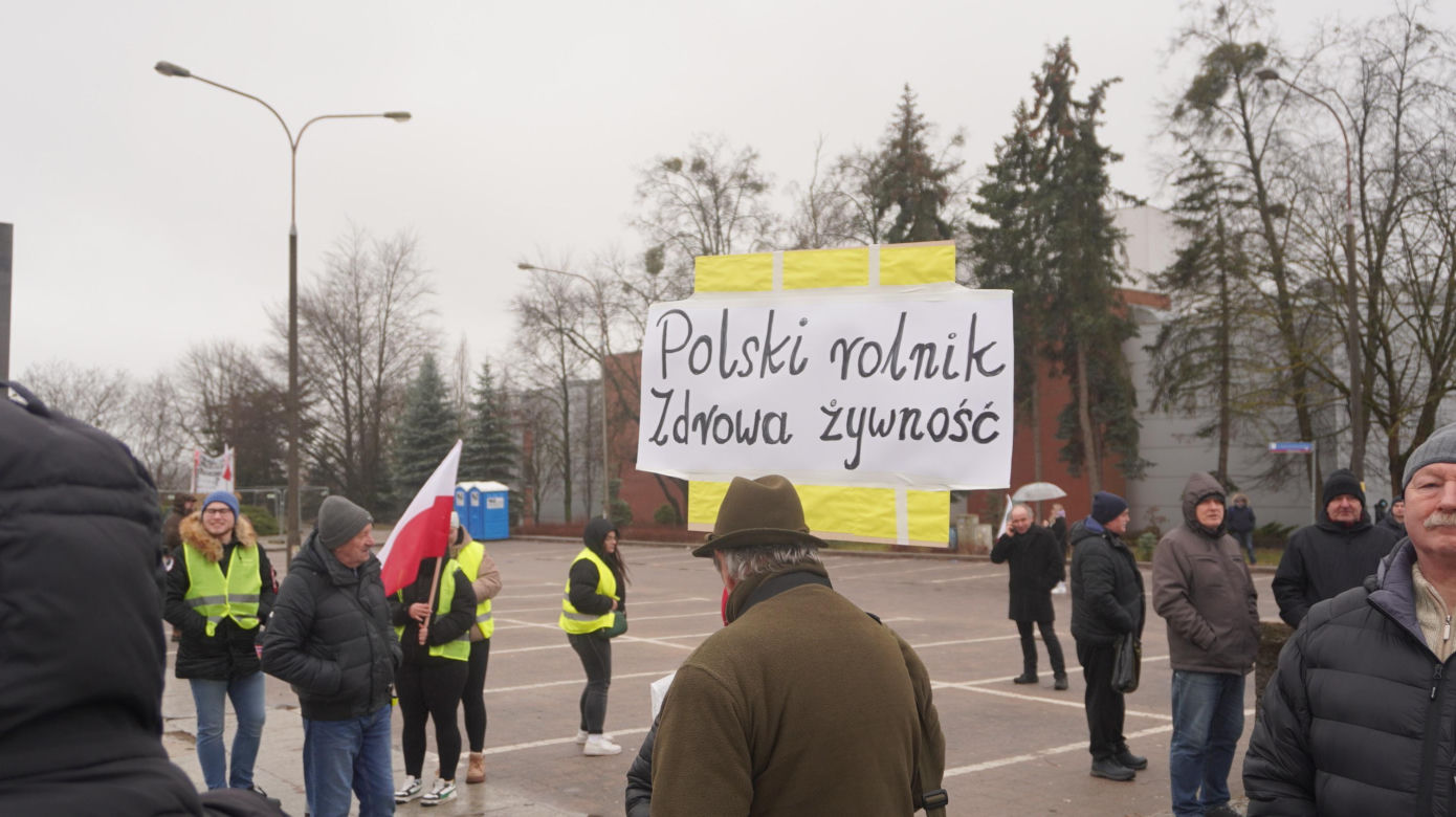 Protest rolników w Olsztynie, 20 lutego 