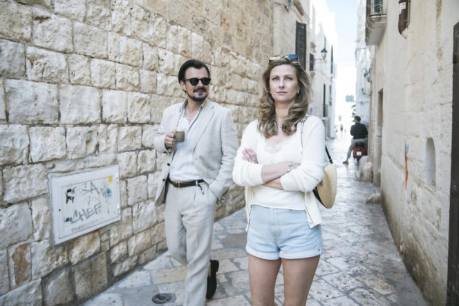 Felicita. Nowy serial TVP1 od 7 września. Zośka (Laura Breszka), Kamil (Dawid Ogrodnik)