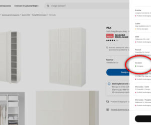 Drobna usterka na stronie IKEA wzbudziła spore zainteresowanie wśród mieszkańców Szczecina