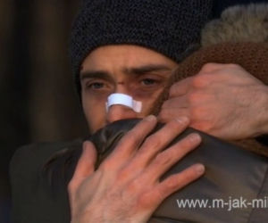 M jak miłość. Marek (Kacper Kuszewski), Anna (Tamara Arciuch)