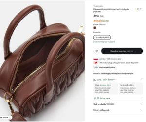 Ta torebka z Sinsay za 49z ł to prawdziwy hit! Łudząco przypomina model znanej marki za 10 000 zł!