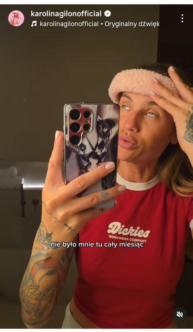 Karolina Gilon wróciła na Instagram. Wyjawiła, co w ostatnim miesiącu działo się w jej życiu