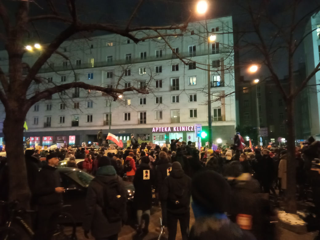 Strajk kobiet w Warszawie (29.01.2021)