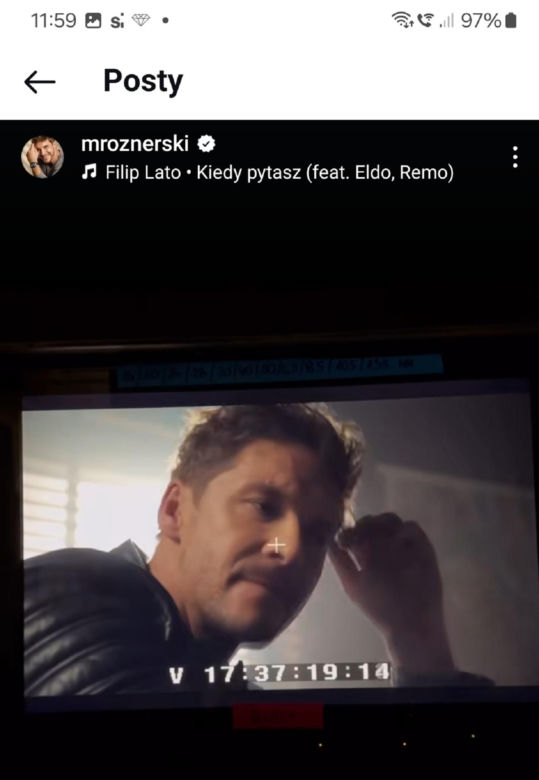 M jak miłość nowy sezon. Marcin (Mikołaj Roznerski) na planie