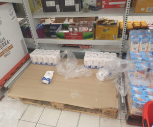 Białystok. Maseczki? Nie ma i nie będzie. Ze sklepów znikają mydła w płynie
