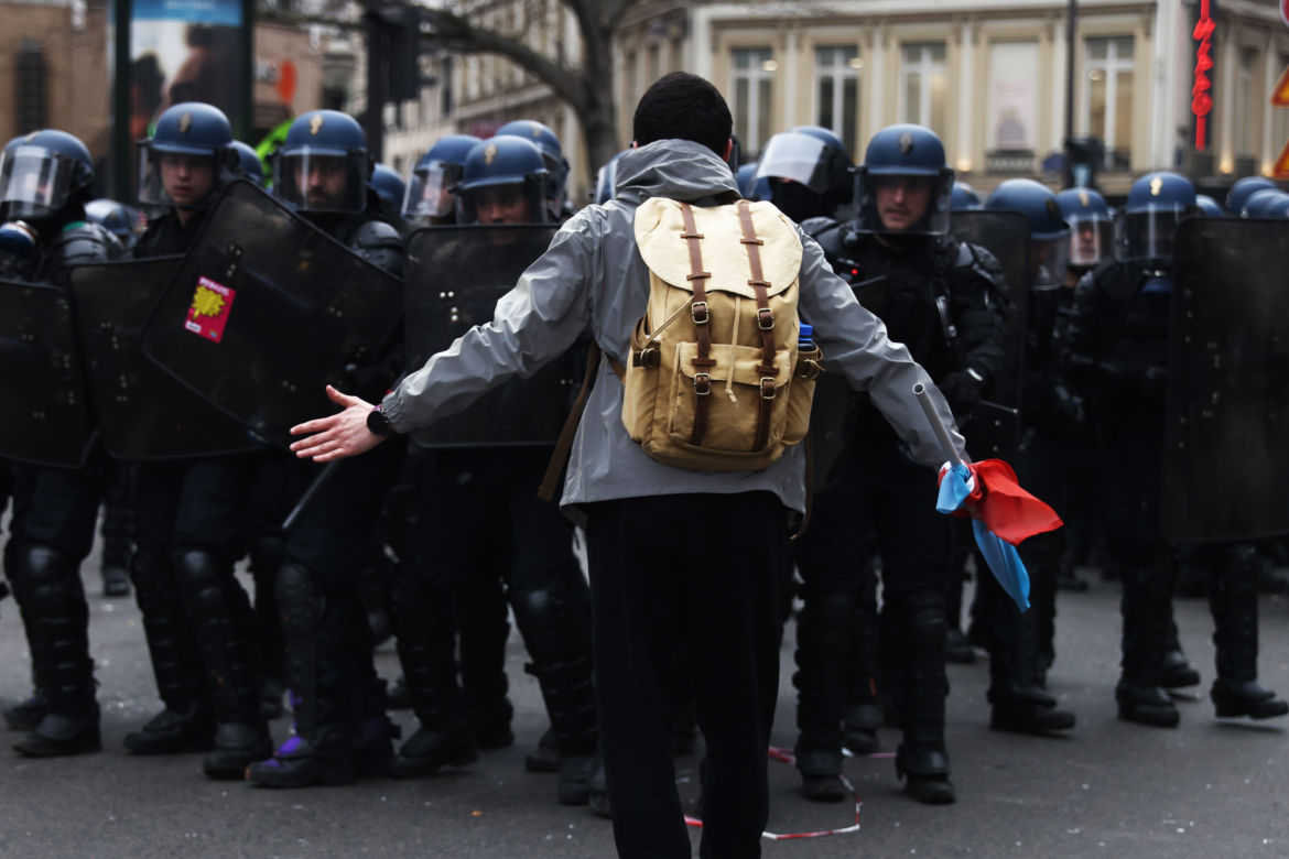Protest we Francji