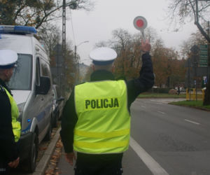 Działania policji ruch prawostronny w Szczecinie