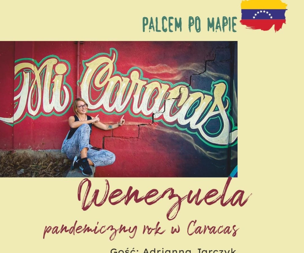 palcem po mapie Caracas
