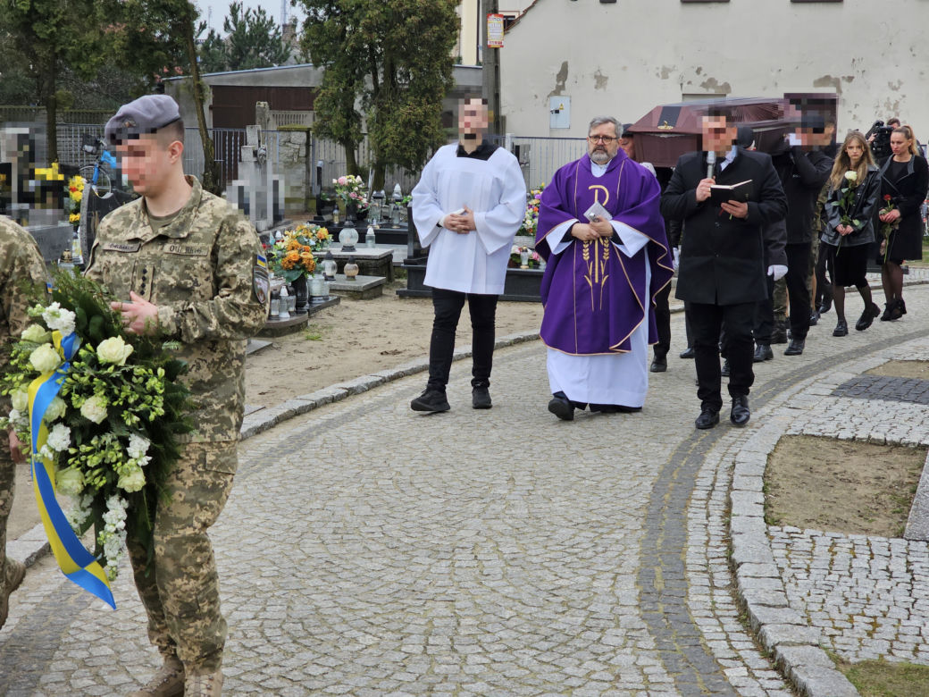 pogrzeb żołnierza, który zginął w Ukrainie