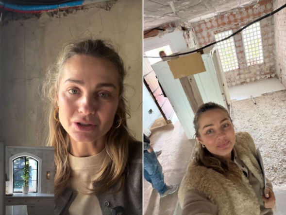 Małgorzata Socha pokazała kulisy hiszpańskiej budowy. Totalna demolka pięknej willi!