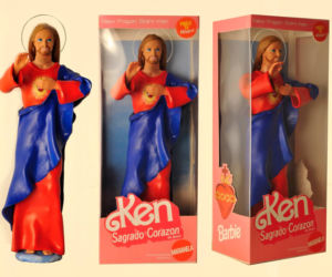 Matka Boska jako Lalka Barbie, Jezus na krzyżu jako Ken