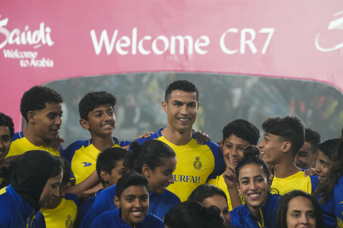powitanie Cristiano Ronaldo w Al-Nassr