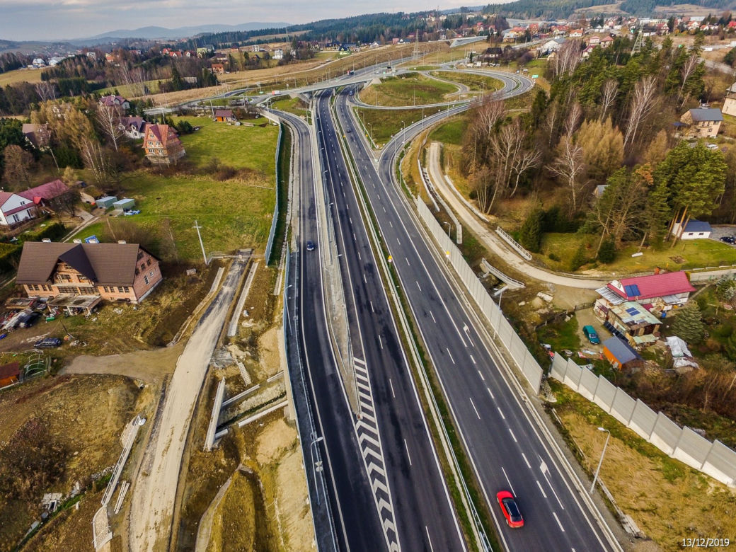 Tak wygląda nowy, otwarty odcinek ekspresowej zakopianki!