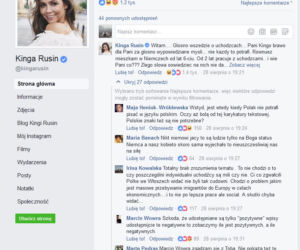 Kinga Rusin zaliczyła wpadkę na Facebooku
