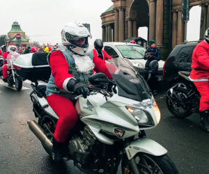 Motomikołaje przejechały ulicami Szczecina