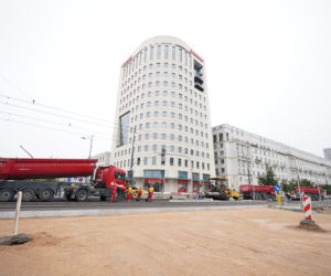 Przez pogodę przebudowa Marszałkowskiej opóźniona