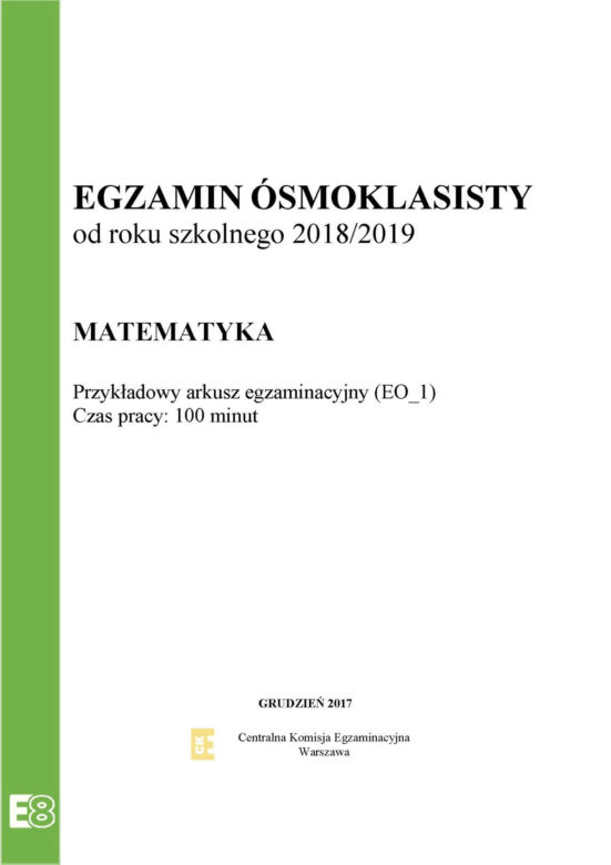 Egzamin ósmoklasisty 2019. Sprawdź przykładowe arkusze. Matematyka