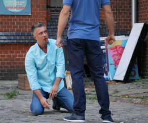 Pierwsza miłość. Artur (Łukasz Płoszajski), Rudy (Bartek Piekarski)