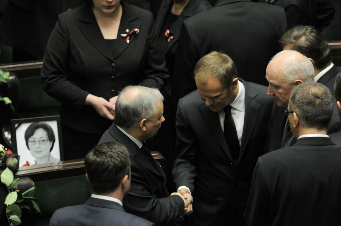 Takie były relacje Kaczyńskiego i Tuska