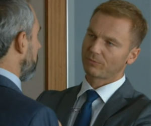 M jak miłość 1053 Adam Werner (Jacek Kopczyński) Andrzej Budzyński (Krystian Wieczorek)