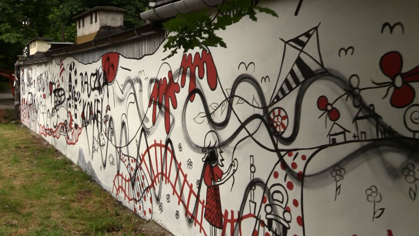 Mural przy ul. Kwartowej