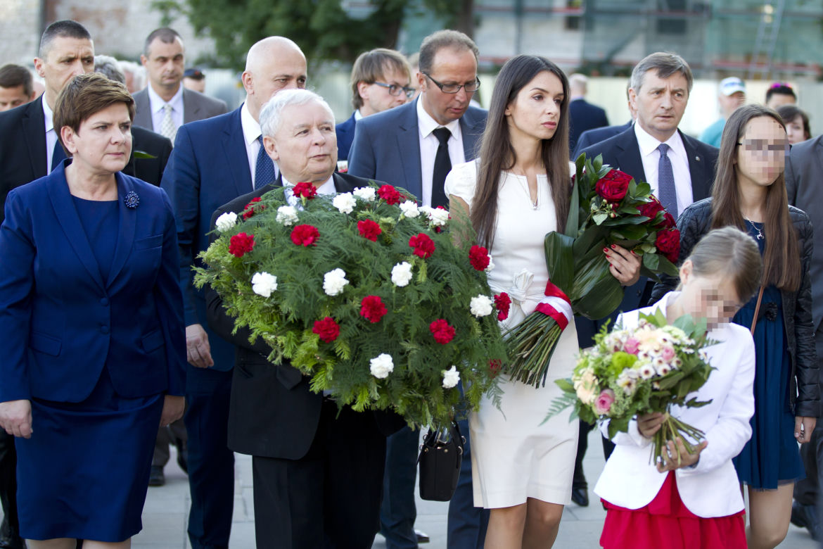 Marta Kaczyńska ze stryjem Jarosławem Kaczyńskim