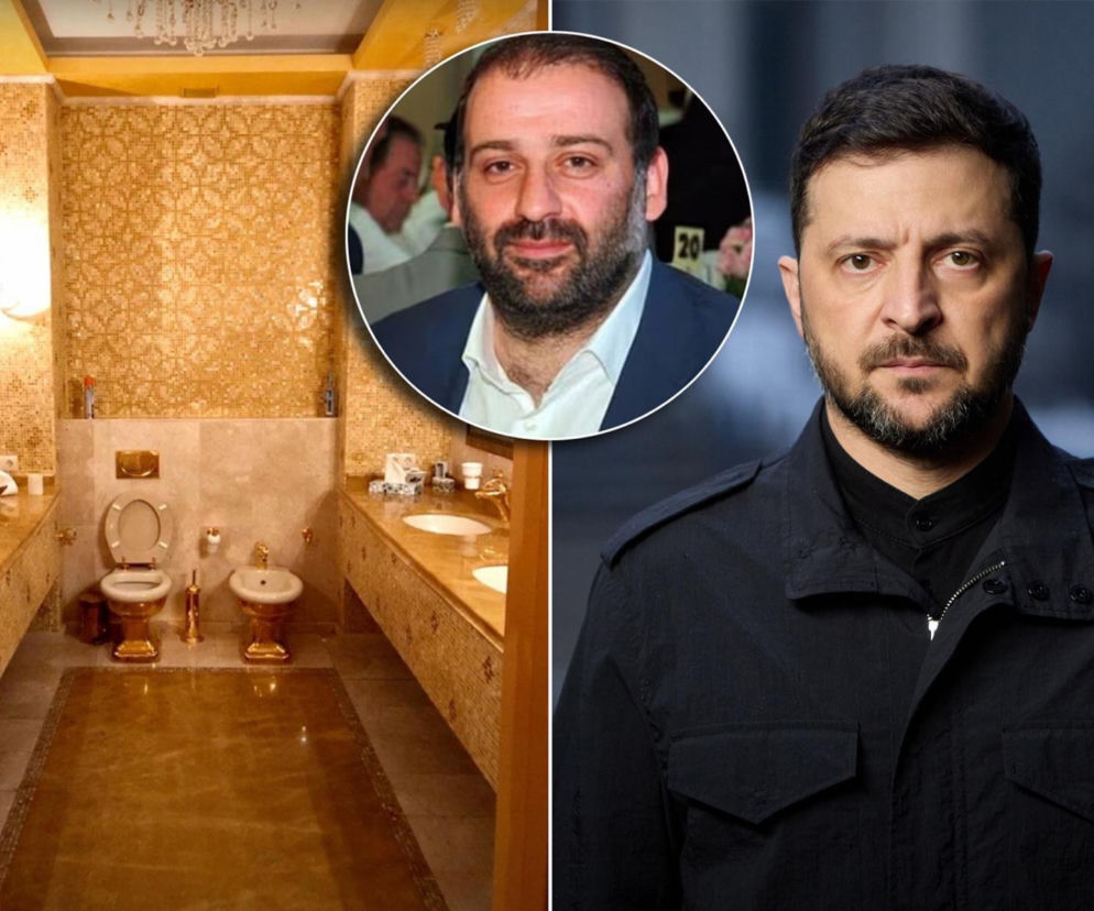 Tak wygląda złoty sedes u wspólnika Zełenskiego! Łazienka jak w pałacu sułtana