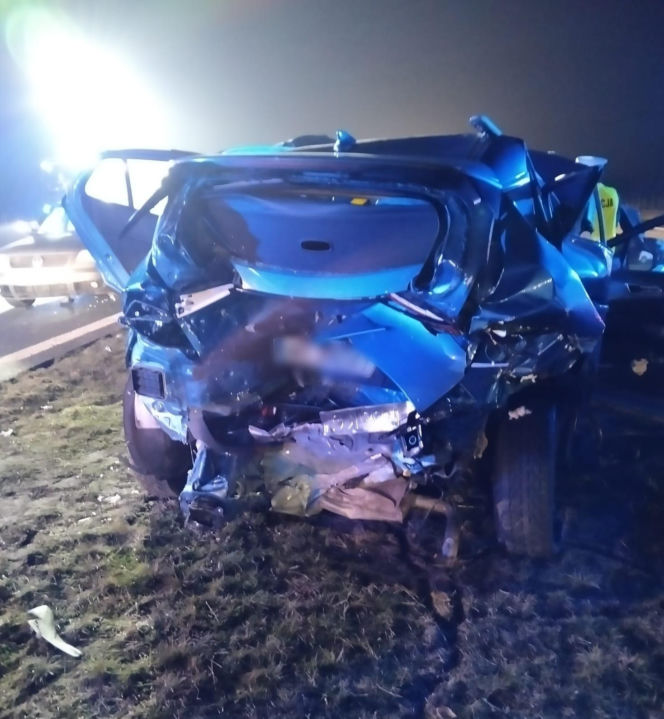 Dwa poważne wypadki i kilka osób rannych na S17 w powiecie Garwolińskim. Utrudnienia trwały kilka godzin