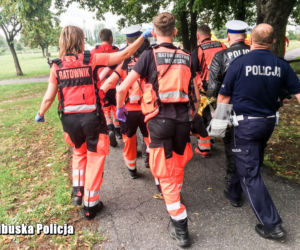 Policjant ranny podczas zabezpieczania Pol'and'Rock Festivalu