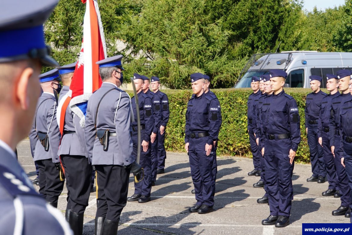 Nowi policjanci na Warmii i Mazurach