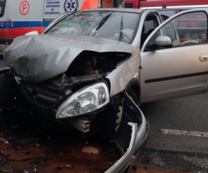 19-latek nie ustąpił pierwszeństwa i spowodował groźny wypadek