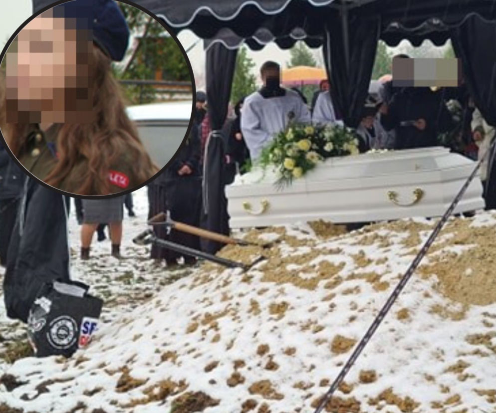Dąbrówki: pogrzeb 17-letniej Pauliny. Nastolatka zmarła tragicznie. Jej ciało wyłowiono ze stawu tuż po imprezie [Relacja z uroczystości]